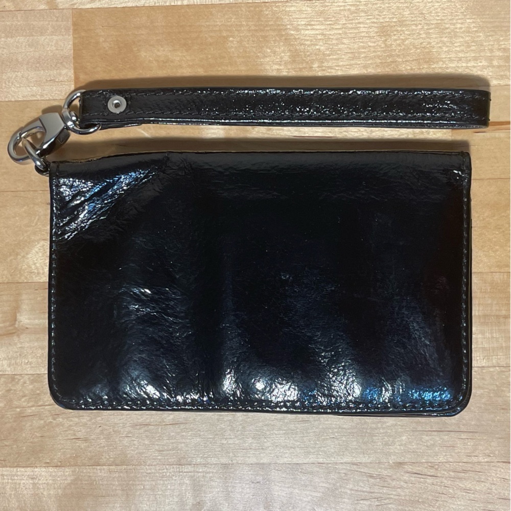 HOBO International Bifold medium wallet patent leather